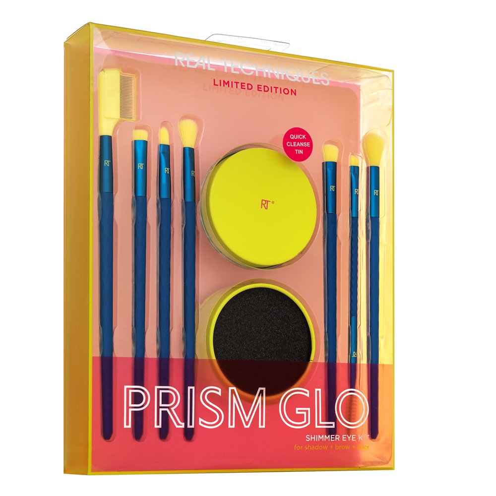 Real Techniques *Prism Glo* - Eye Brush Set Shimmer Eye Kit – Real Techniques