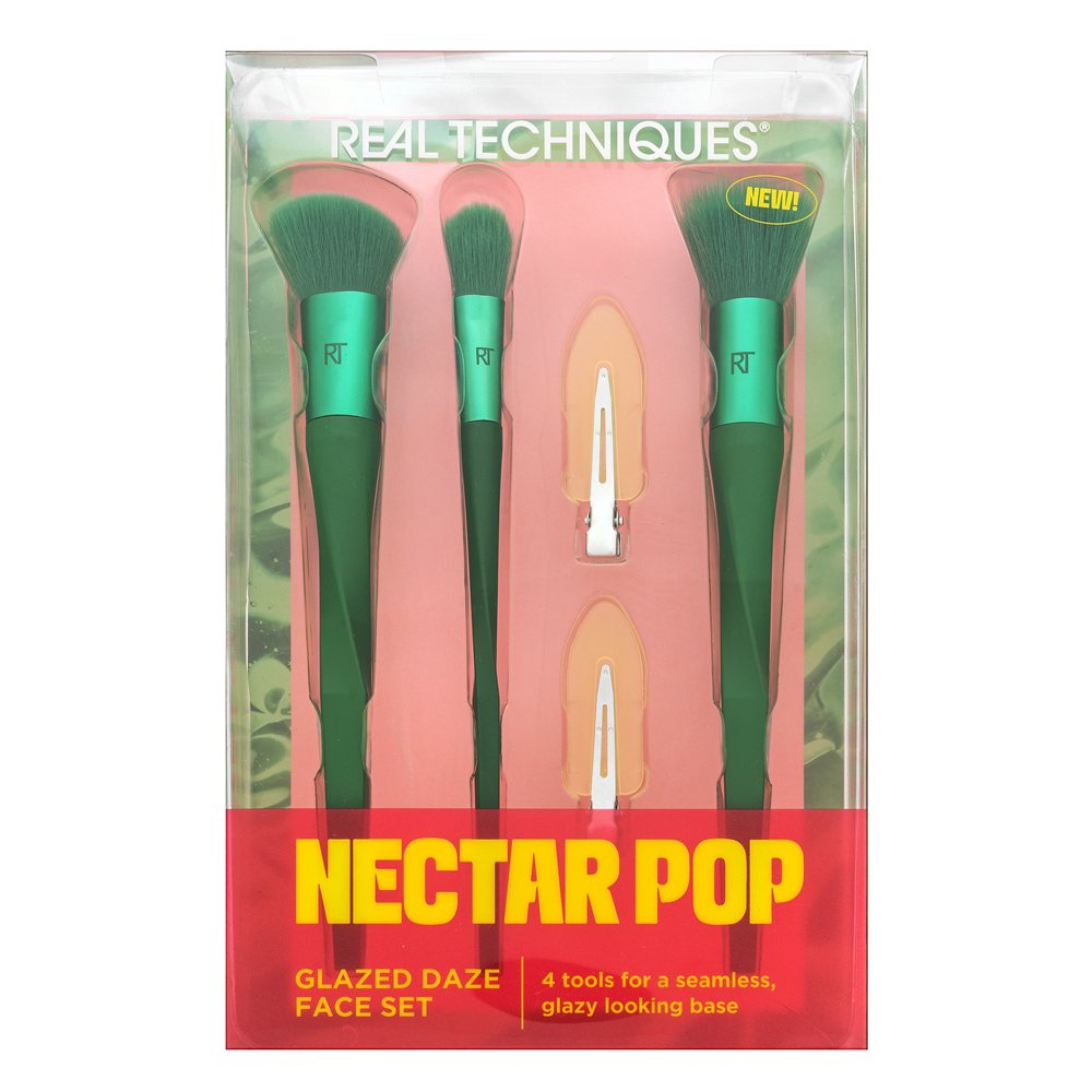 Real Techniques Nectar Pop Glazed Daze Face Set – Real Techniques