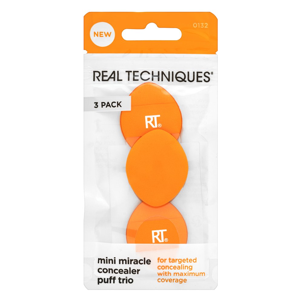 Real Techniques Mini Miracle Concealer Puff Trio – Real Techniques