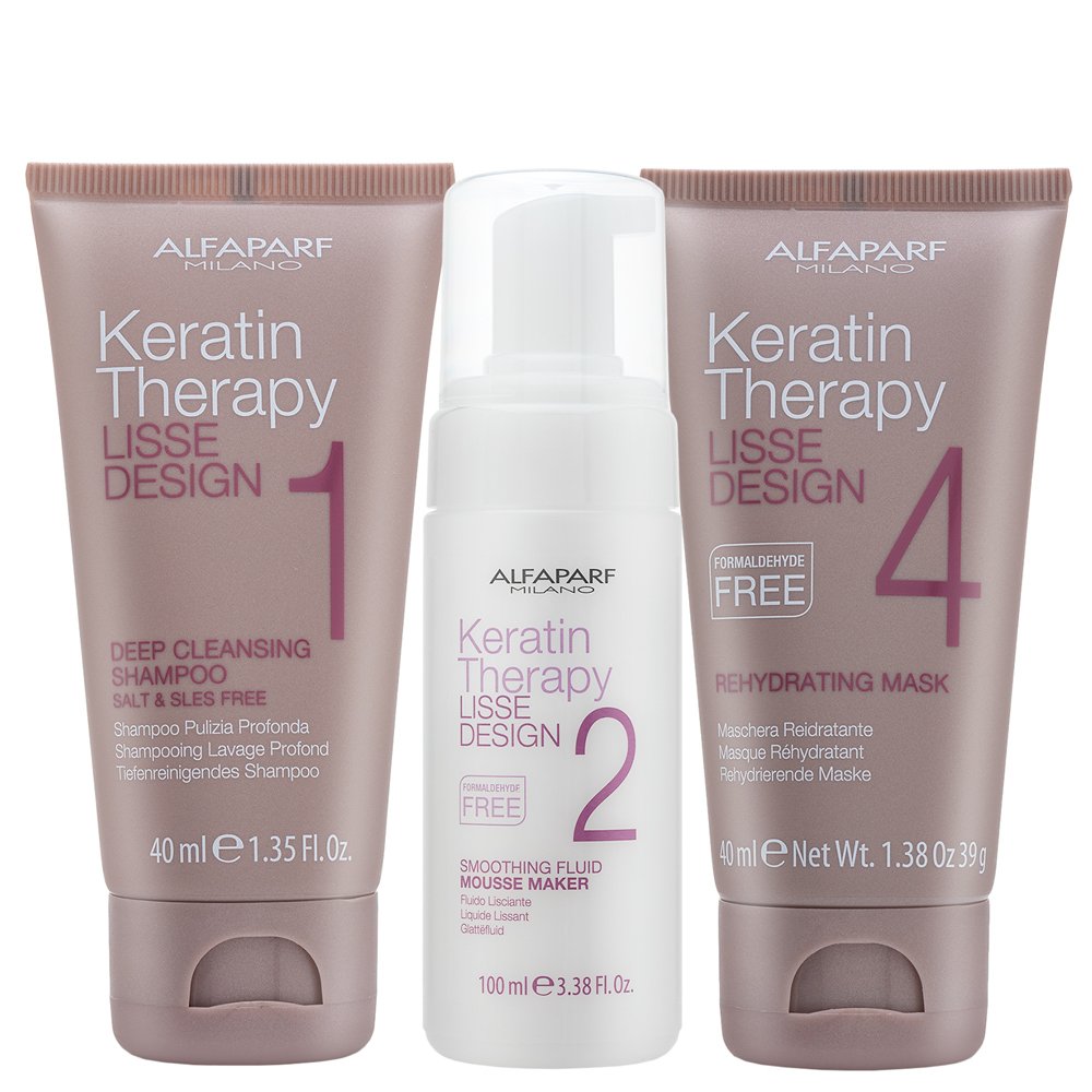 Alfaparf Milano Lisse Design Keratin Therapy 40 ml + 100 ml + 40 ml – Alfaparf Milano