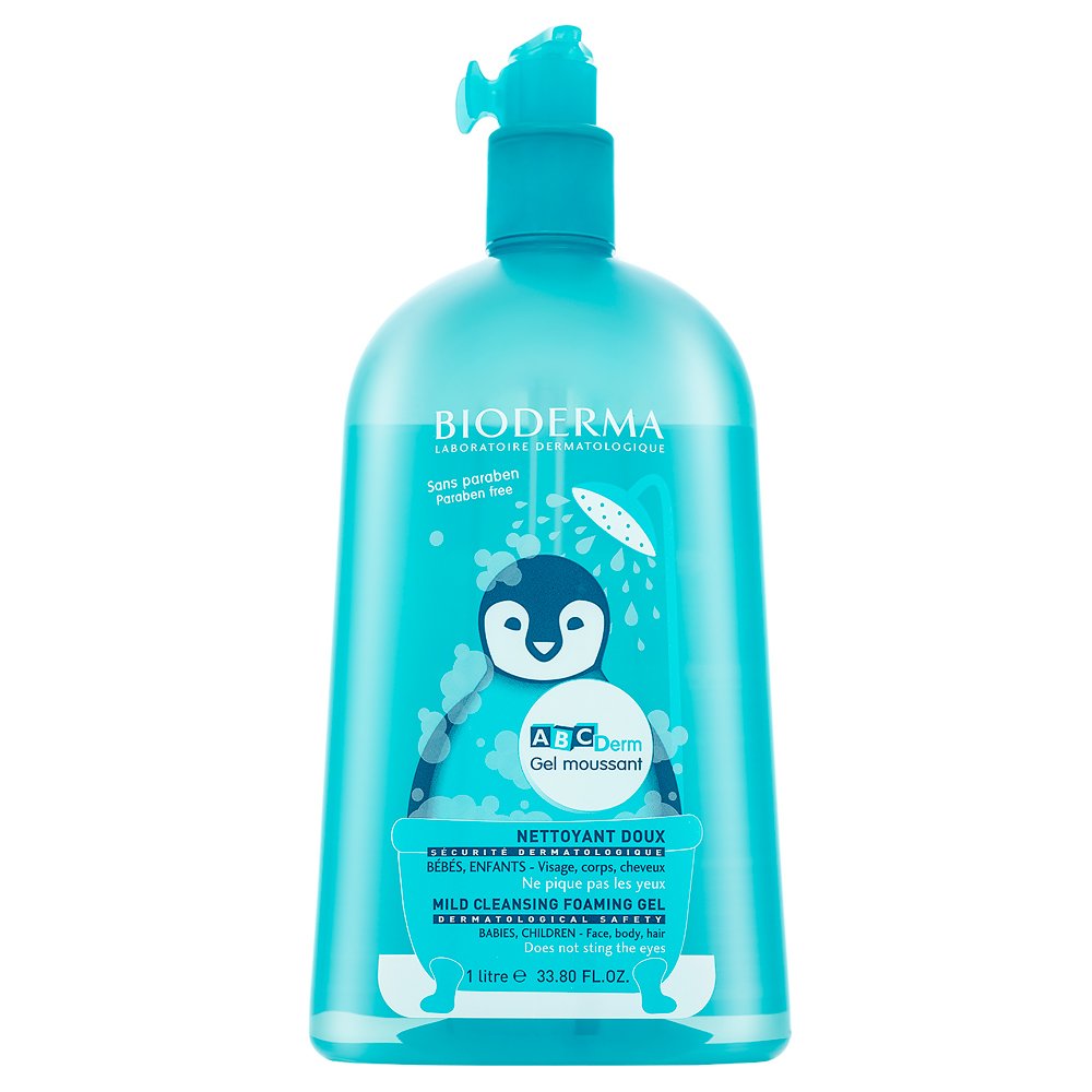 Bioderma ABCDerm Gel Moussant Mild Cleansing Foaming Gel 1000 ml – Bioderma