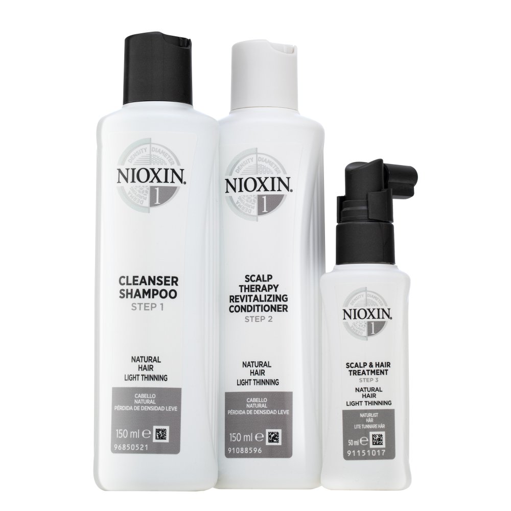 Nioxin System 1 Trial Kit 150 ml + 150 ml + 50 ml – Nioxin