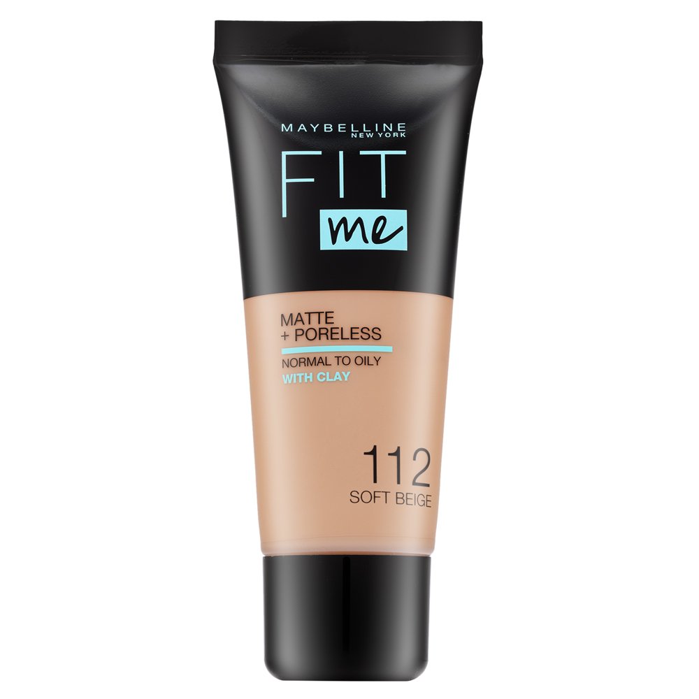 Maybelline Fit Me! Foundation Matte + Poreless 112 Soft Beige 30 ml – Maybelline