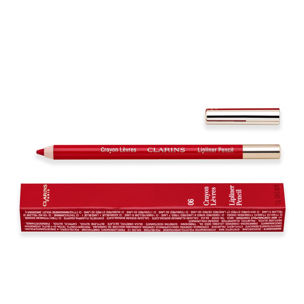 Clarins Lipliner Pencil 06 Red 1,2 g – Clarins