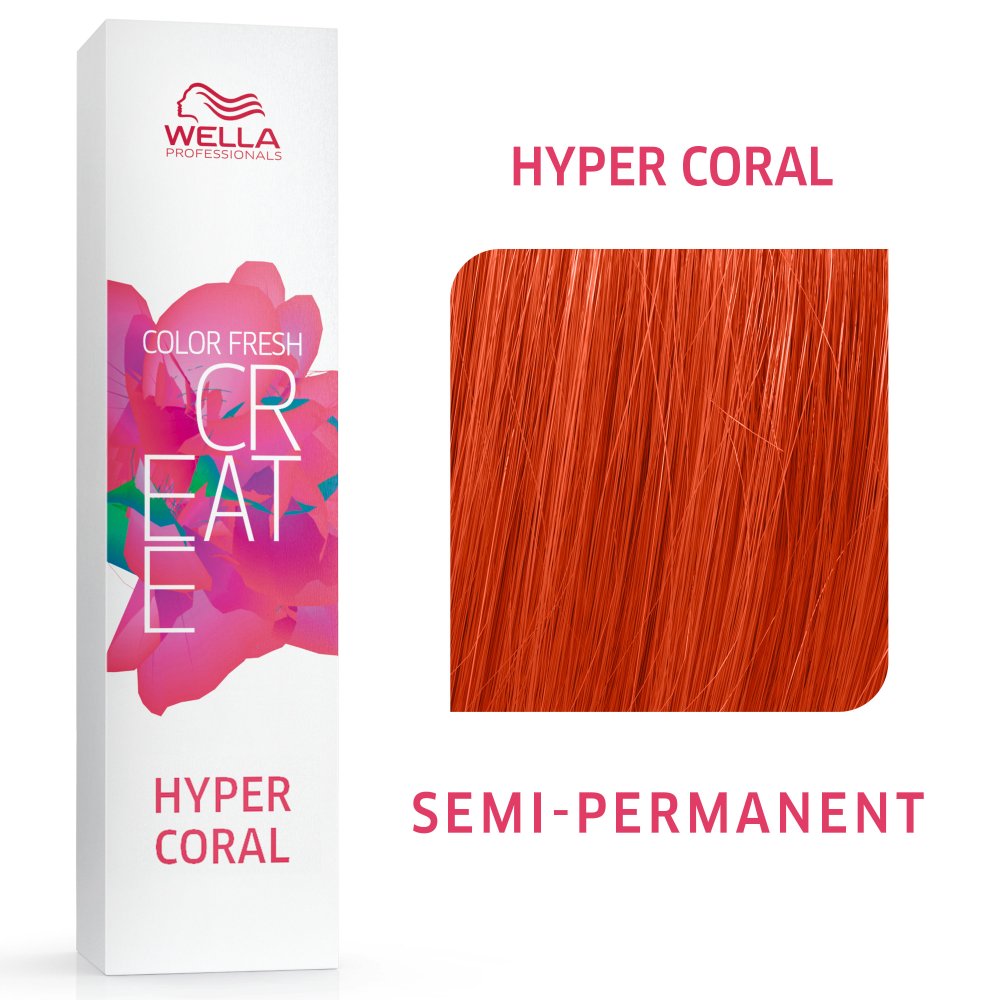 Wella Professionals Color Fresh Create Semi-Permanent Color Hyper Coral 60 ml – Wella Professionals