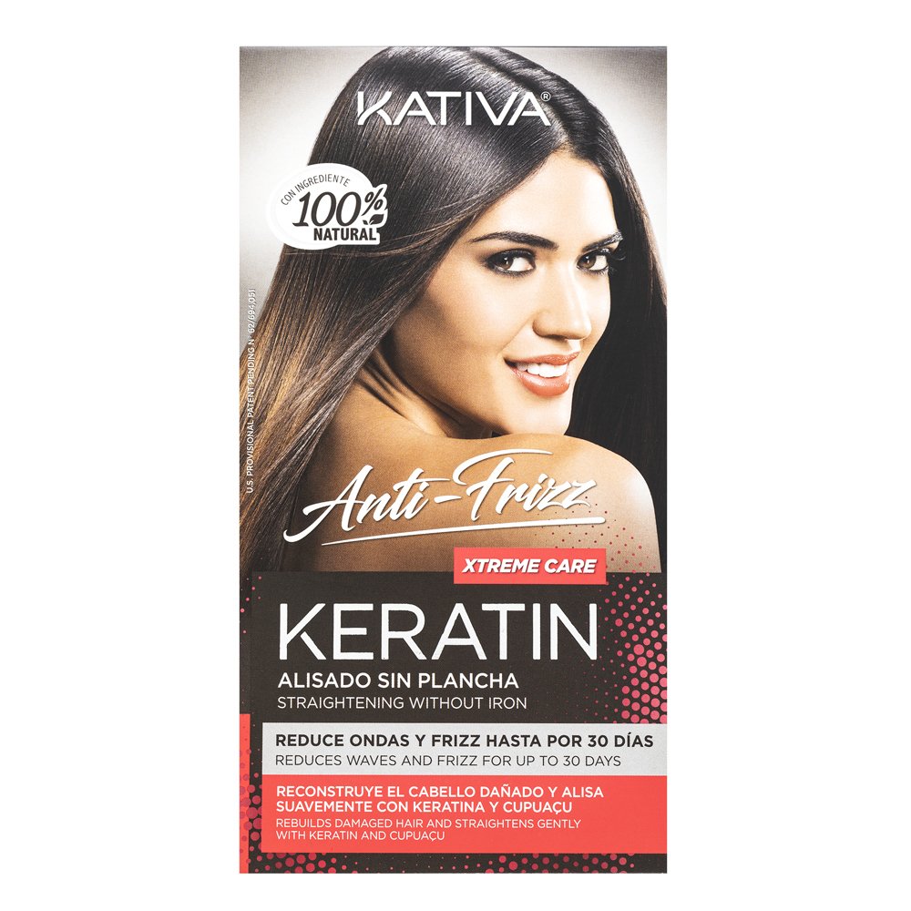 Kativa Anti-Frizz Straightening Without Iron Xtreme Care 30 ml + 30 ml + 150 ml – Kativa