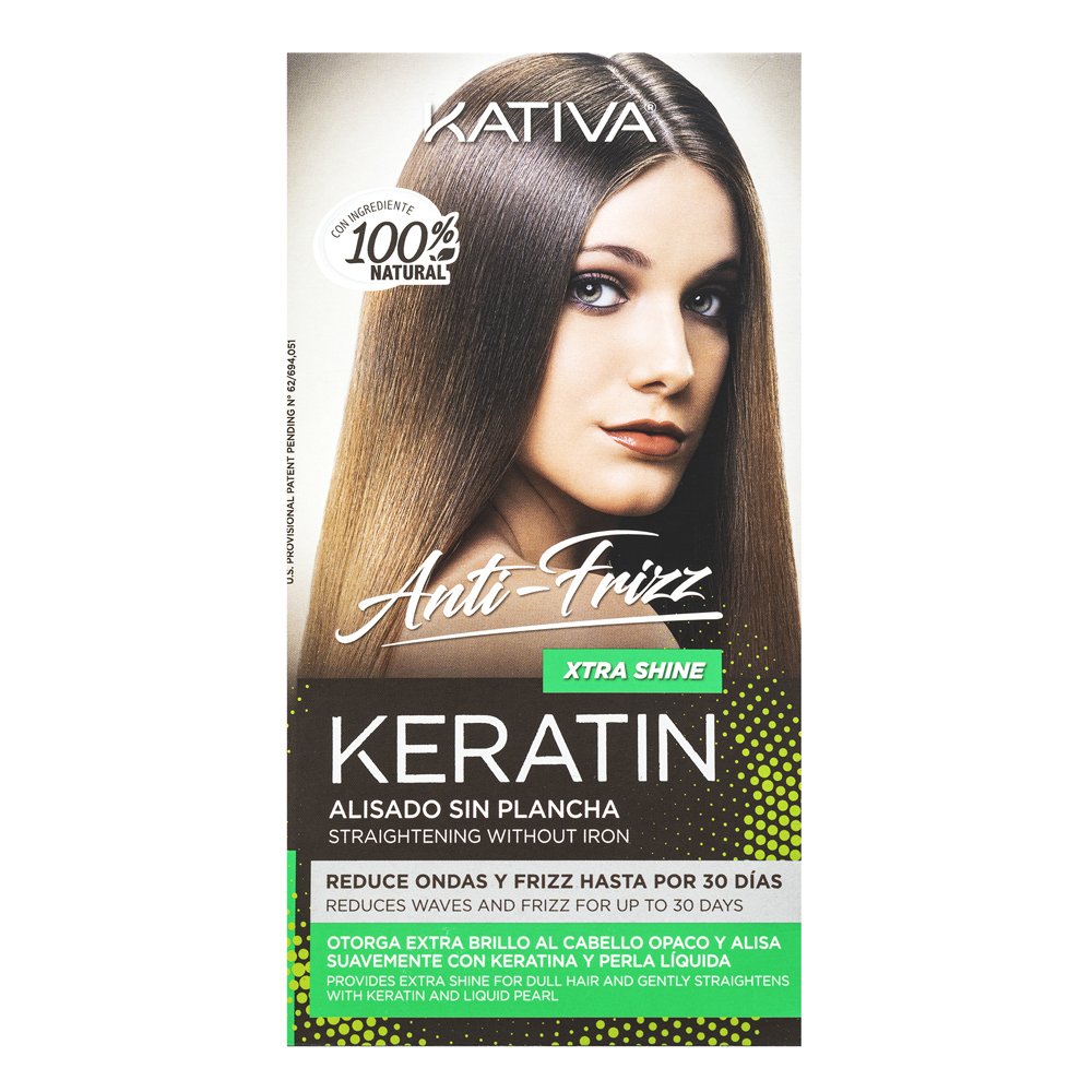 Kativa Anti-Frizz Straightening Without Iron Xtra Shine 30 ml + 30 ml + 150 ml – Kativa