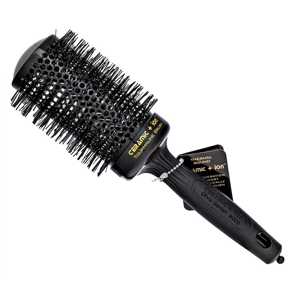 Olivia Garden Ceramic+Ion Tourmalin Black Brush 55 mm – Olivia Garden