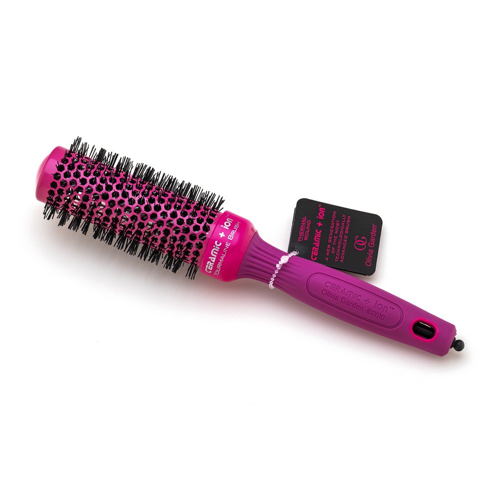 Olivia Garden Ceramic+Ion Tourmalin Pink Brush 35 mm – Olivia Garden