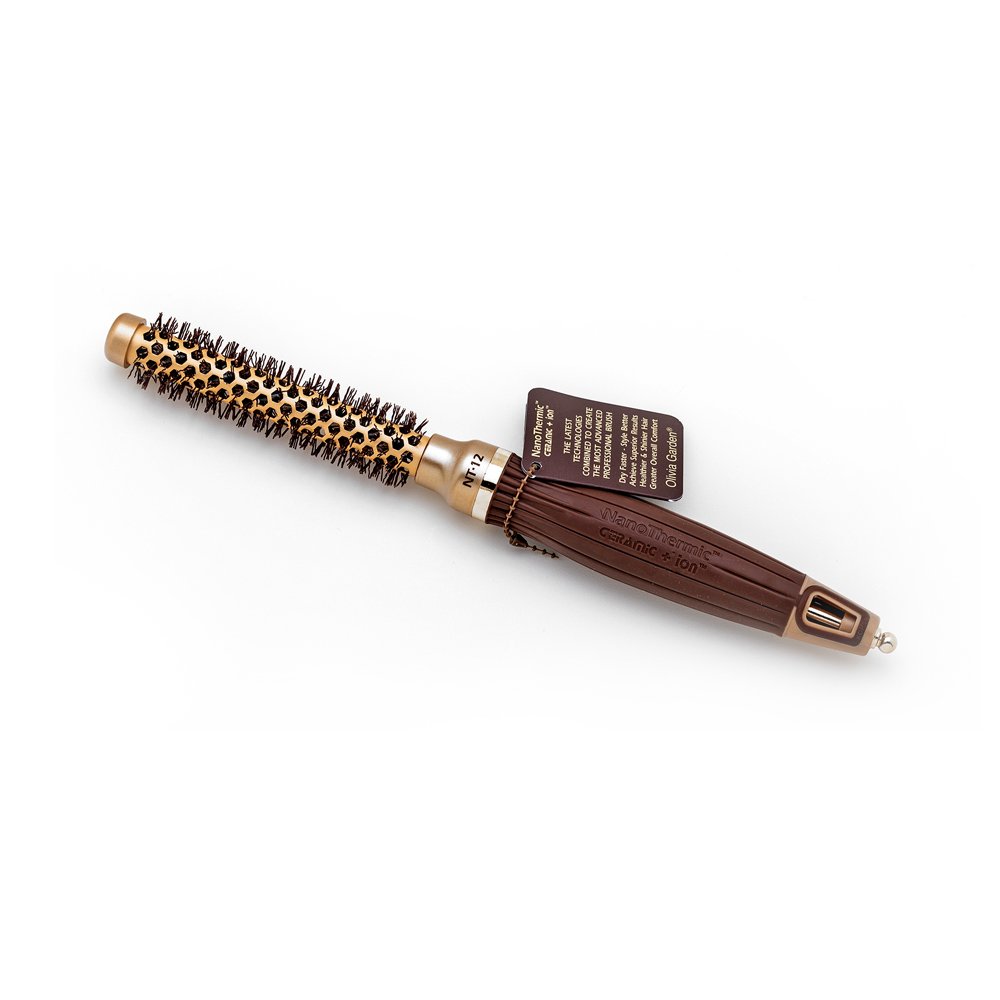 Olivia Garden NanoThermic Ceramic+Ion Round Brush 12 mm – Olivia Garden