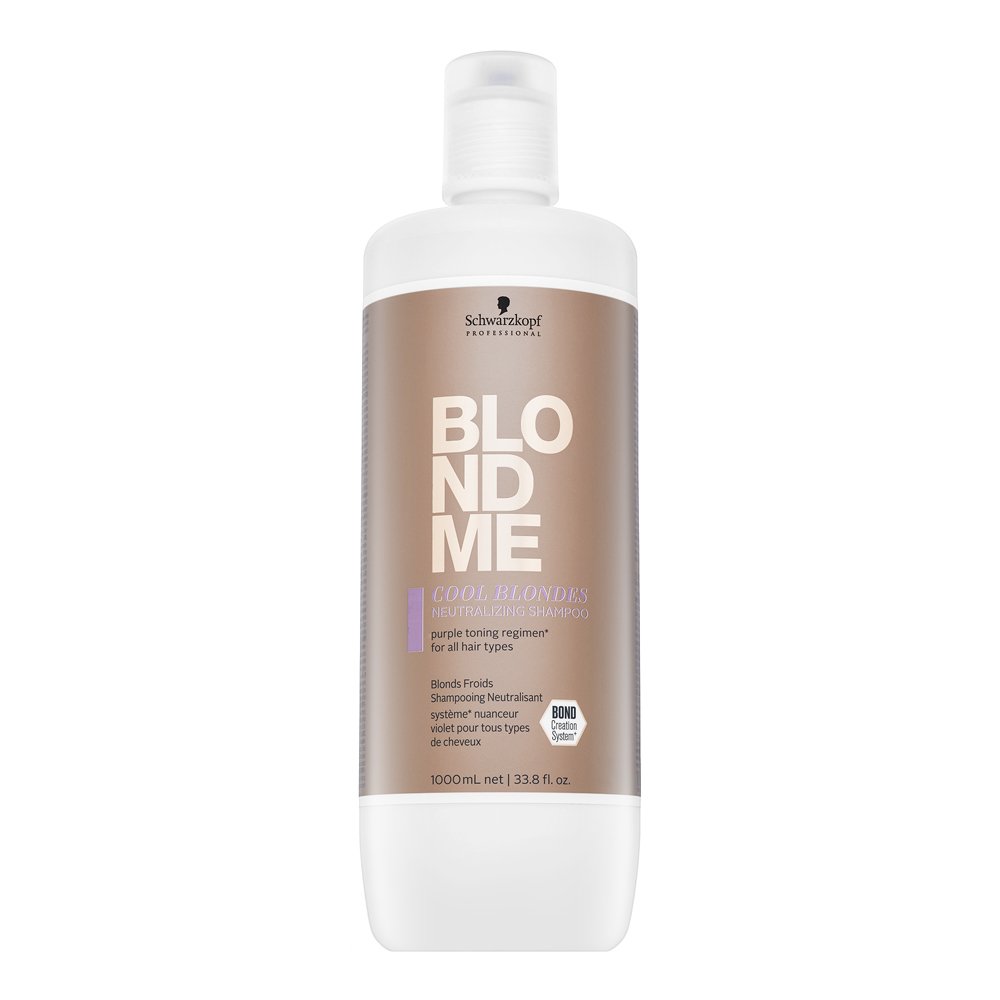 Schwarzkopf Professional BlondMe Cool Blondes Neutralizing Shampoo 1000 ml – Schwarzkopf Professional