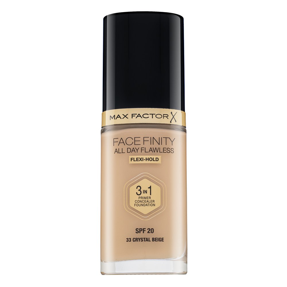 Max Factor Facefinity All Day Flawless Flexi-Hold 3in1 Primer Concealer Foundation SPF20 33 30 ml – Max Factor