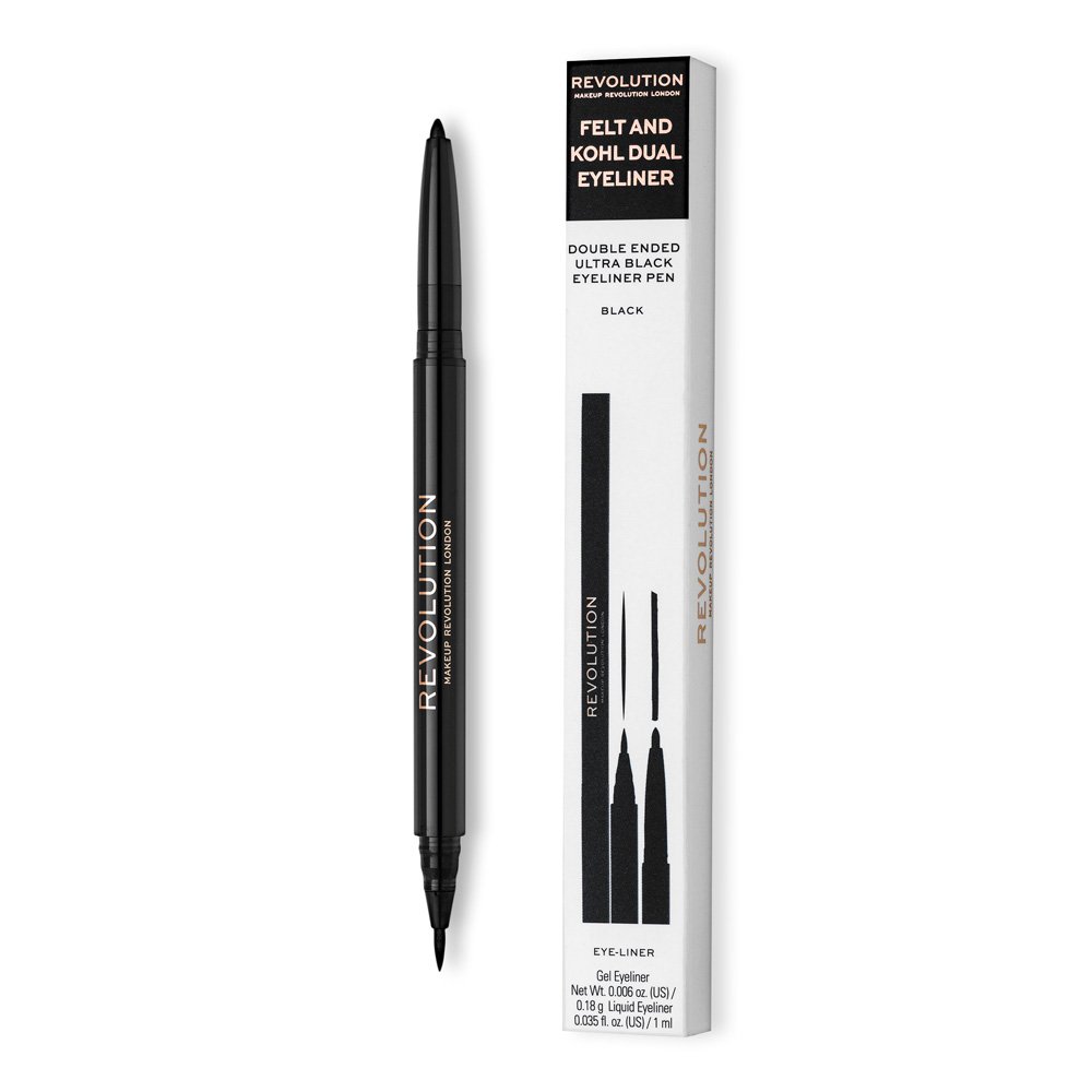 Makeup Revolution Awesome Dual Eyeliner Felt & Kohl 0,2 g – Makeup Revolution