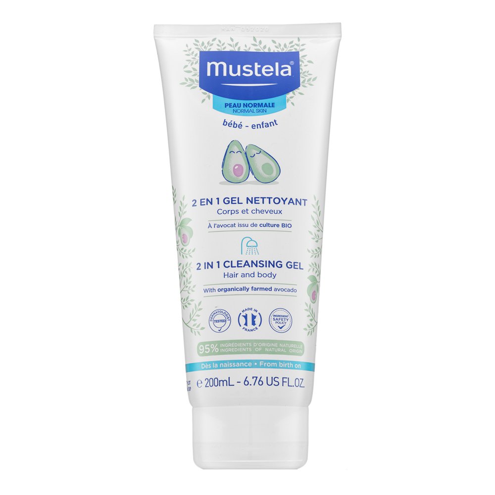 Mustela Bébé 2-In-1 Hair & Body Shampoo 200 ml – Mustela