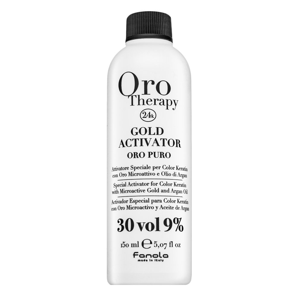 Fanola Oro Therapy 24k Gold Activator Oro Puro 9% 30 Vol. 150 ml – Fanola