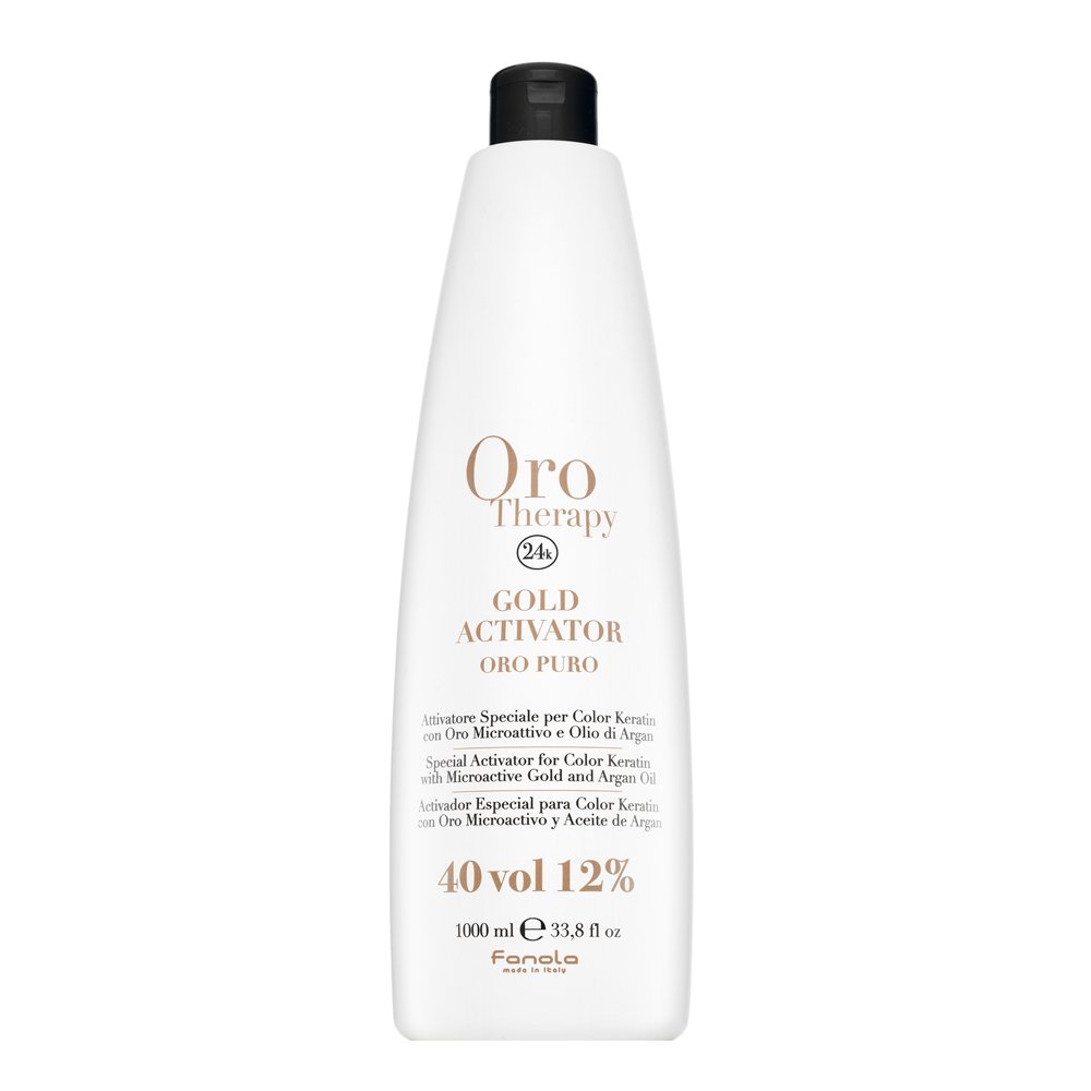 Fanola Oro Therapy 24k Gold Activator Oro Puro 12% 40 Vol. 1000 ml – Fanola
