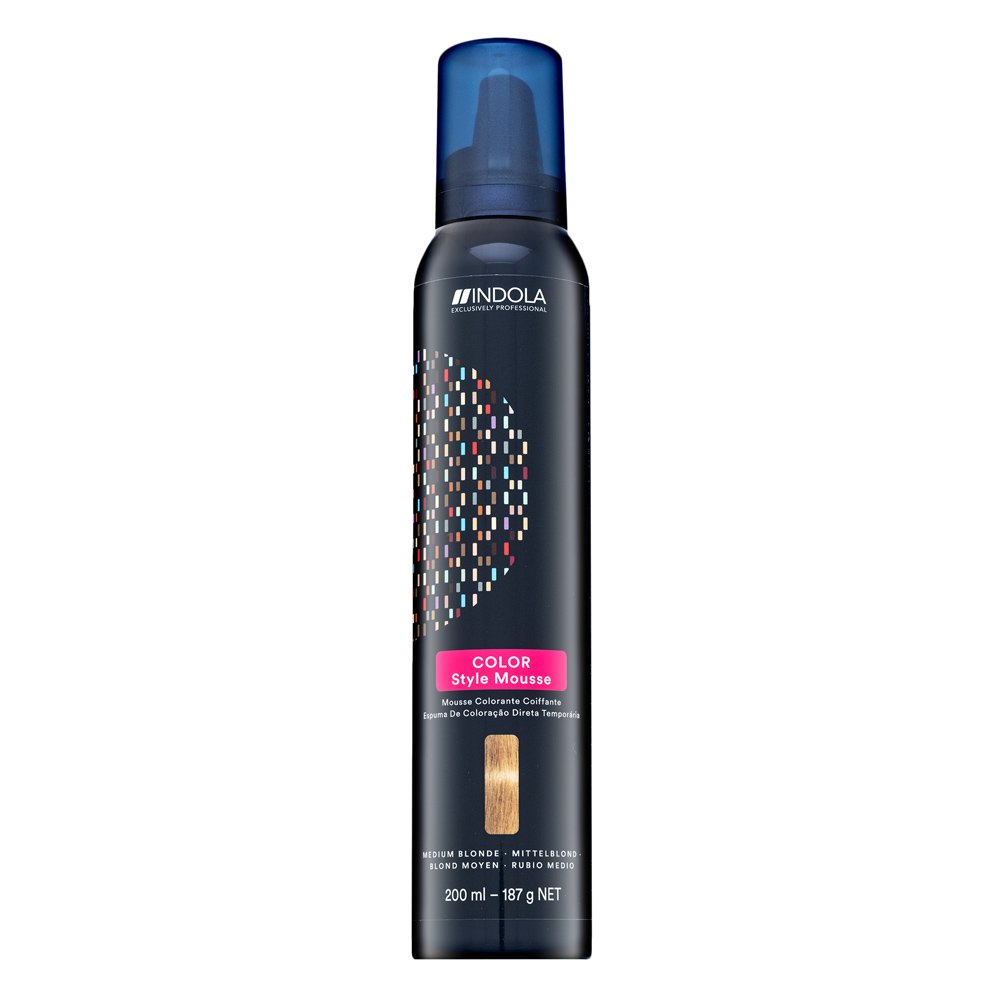 Indola Color Style Mousse Medium Blonde 200 ml – Indola