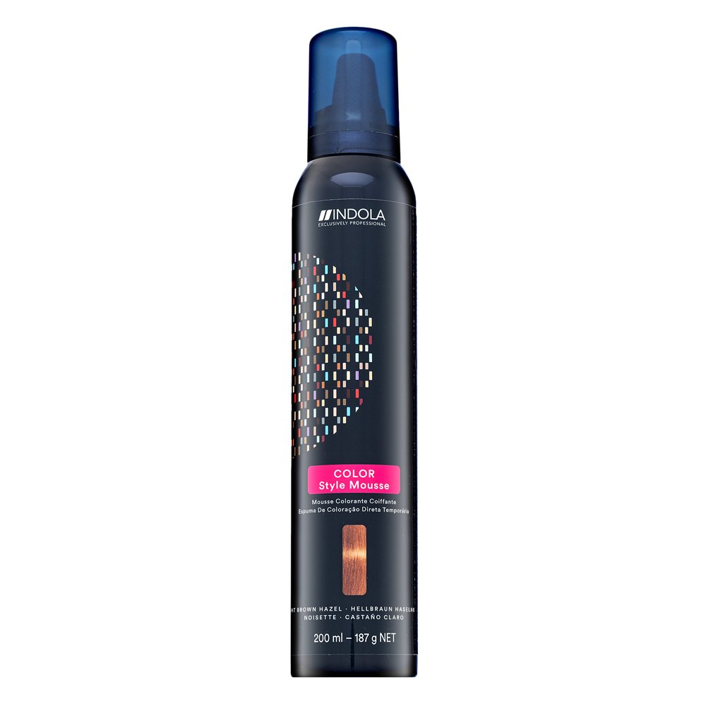 Indola Color Style Mousse Light Brown Hazel 200 ml – Indola