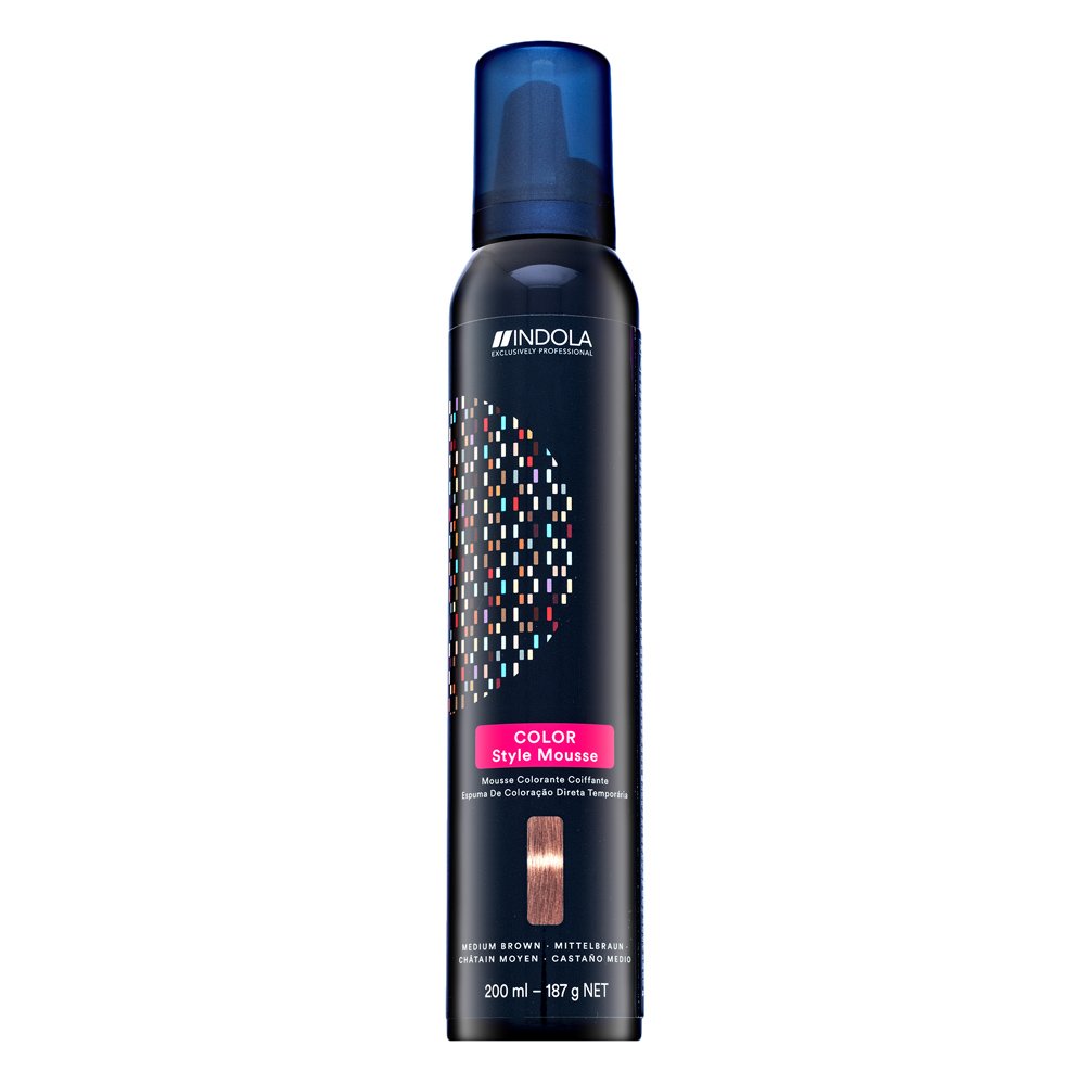 Indola Color Style Mousse Medium Brown 200 ml – Indola
