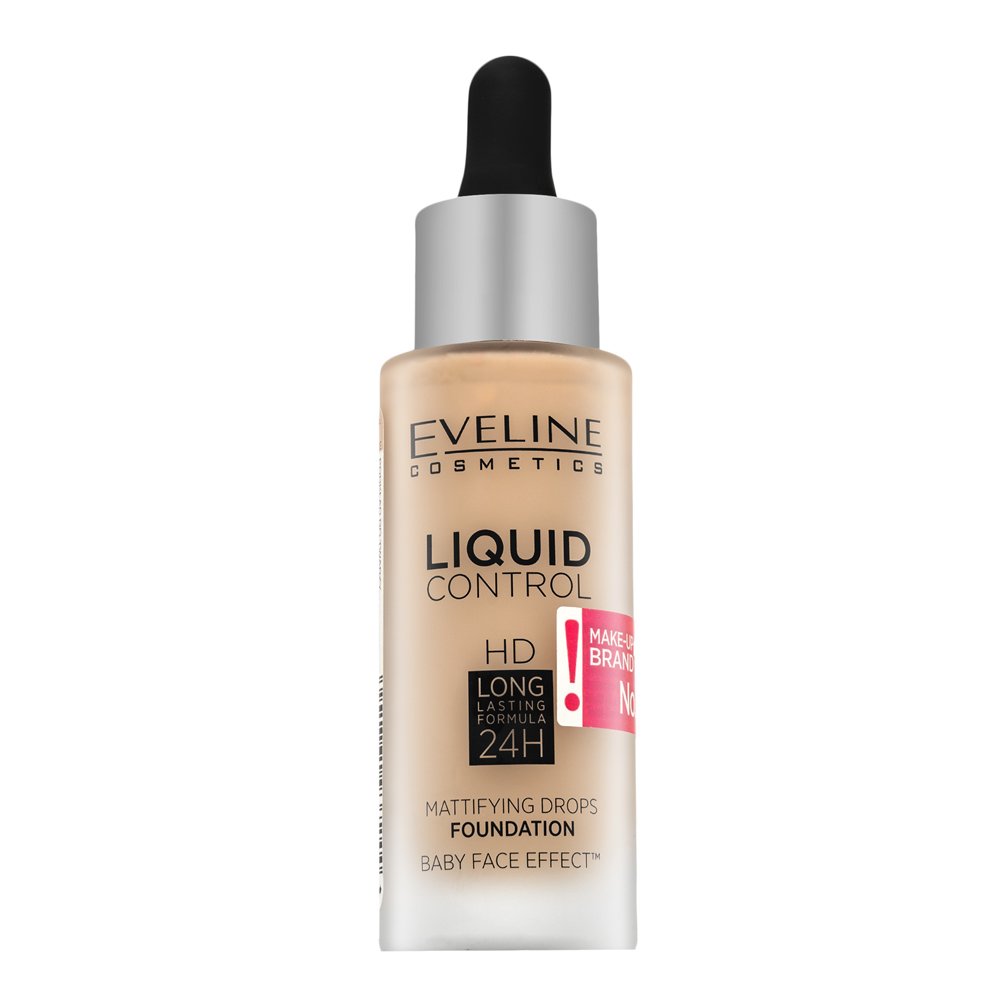 Eveline Liquid Control HD Mattifying Drops Foundation 010 Light Beige 32 ml – Eveline