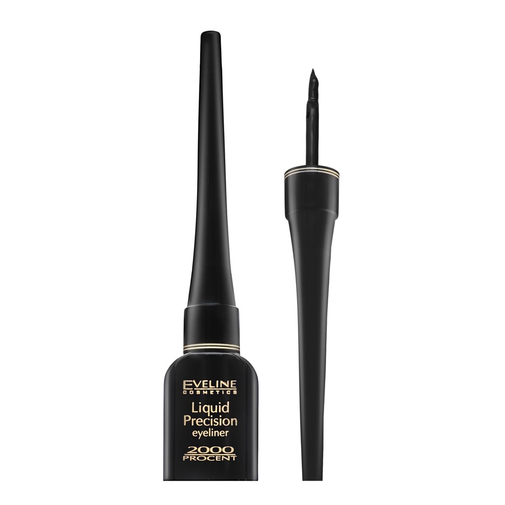 Eveline Liquid Precision Eyeliner 2000 Procent Matt Black 3 ml – Eveline