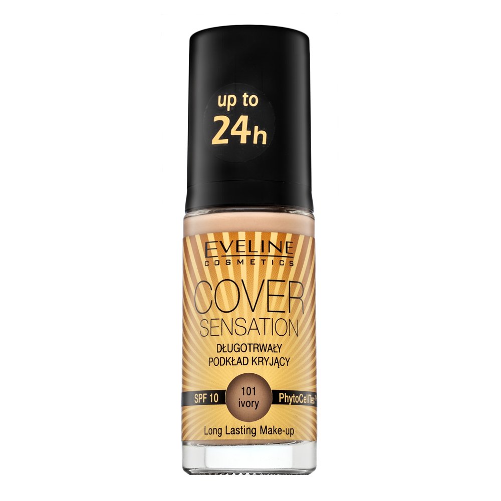 Eveline Cover Sensation SPF10 Long-Lasting Foundation 101 Ivory 30 ml – Eveline