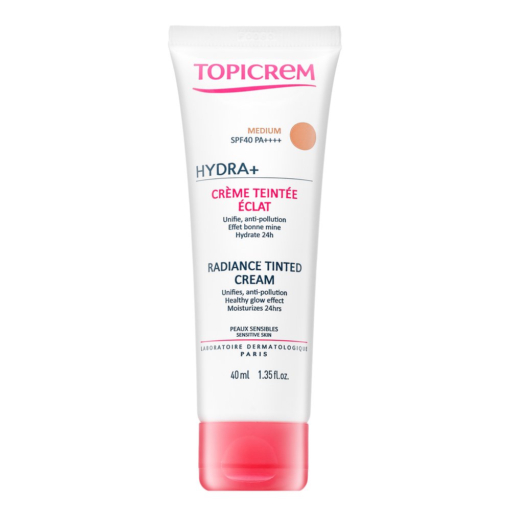 Topicrem HYDRA+ Radiance Tinted Cream SPF40 - Medium 40 ml – Topicrem