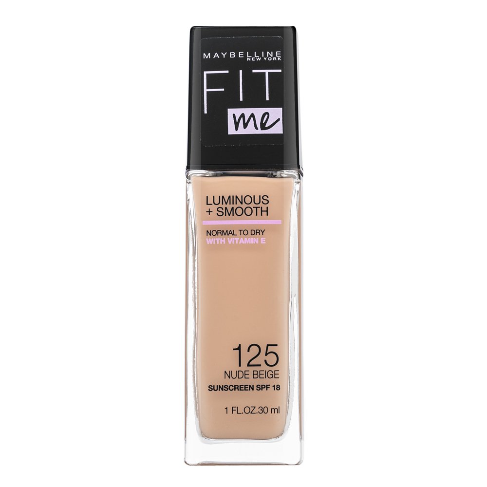 Maybelline Fit Me! Luminous + Smooth Foundation 125 Nude Beige 30 ml – Maybelline