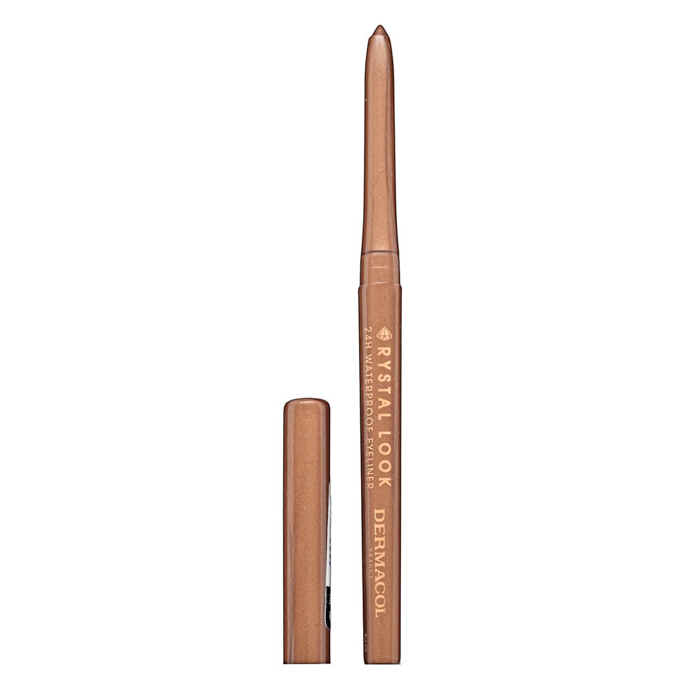 Dermacol Crystal Look 24H Waterproof Eyeliner 01 Bronze 3 g – Dermacol