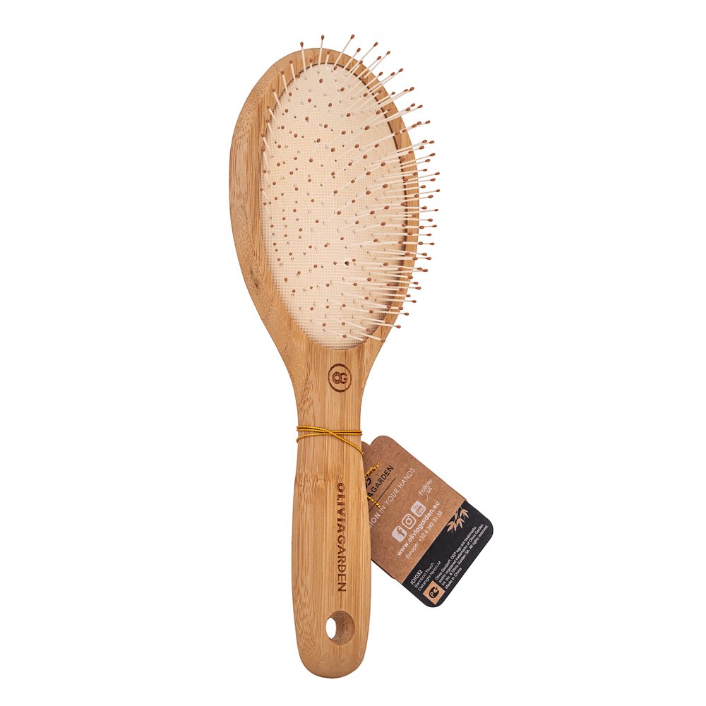 Olivia Garden Healthy Hair Bamboo Touch Eco-Friendly Detangle Nylon Bamboo Brush Medium – Olivia Garden