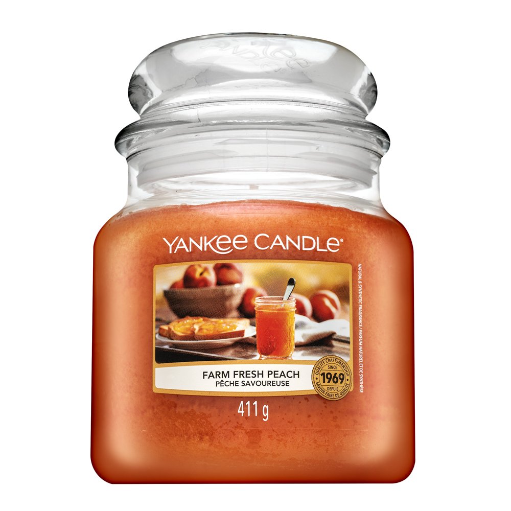 Yankee Candle Farm Fresh Peach 411 g – Yankee Candle