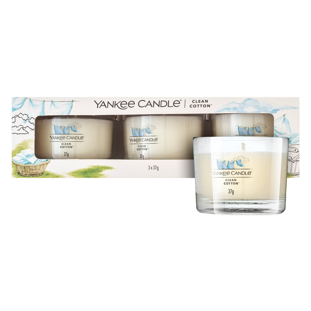 Yankee Candle Clean Cotton 3 x 37 g – Yankee Candle
