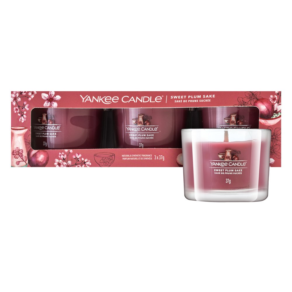 Yankee Candle Sweet Plum Sake 3 x 37 g – Yankee Candle