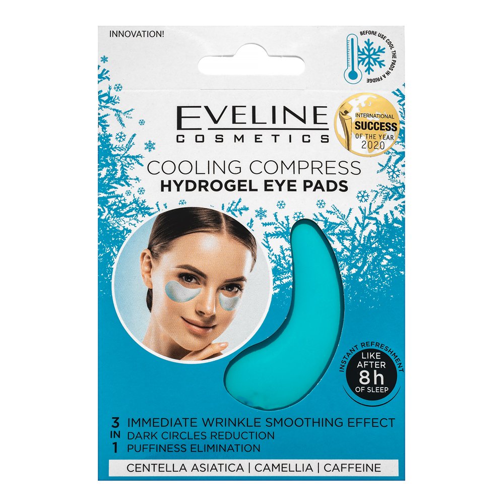 Eveline Cooling Compress Hydrogel Eye Pads 2 pcs – Eveline