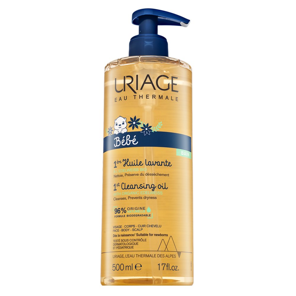 Uriage Bébé 1st Cleansing Oil with Organic Edelweiss 500 ml – Uriage