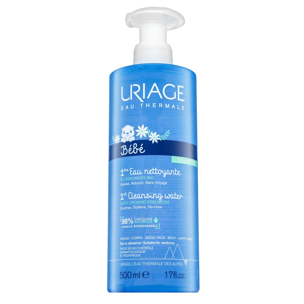 Uriage Bébé 1st Cleansing Water with Organic Edelweiss 500 ml – Uriage