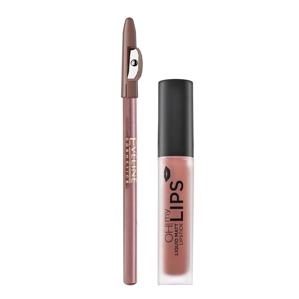 Eveline OH! My Velvet Lips Matt Lip Kit 02 Milky Chocolate 4,5 ml – Eveline