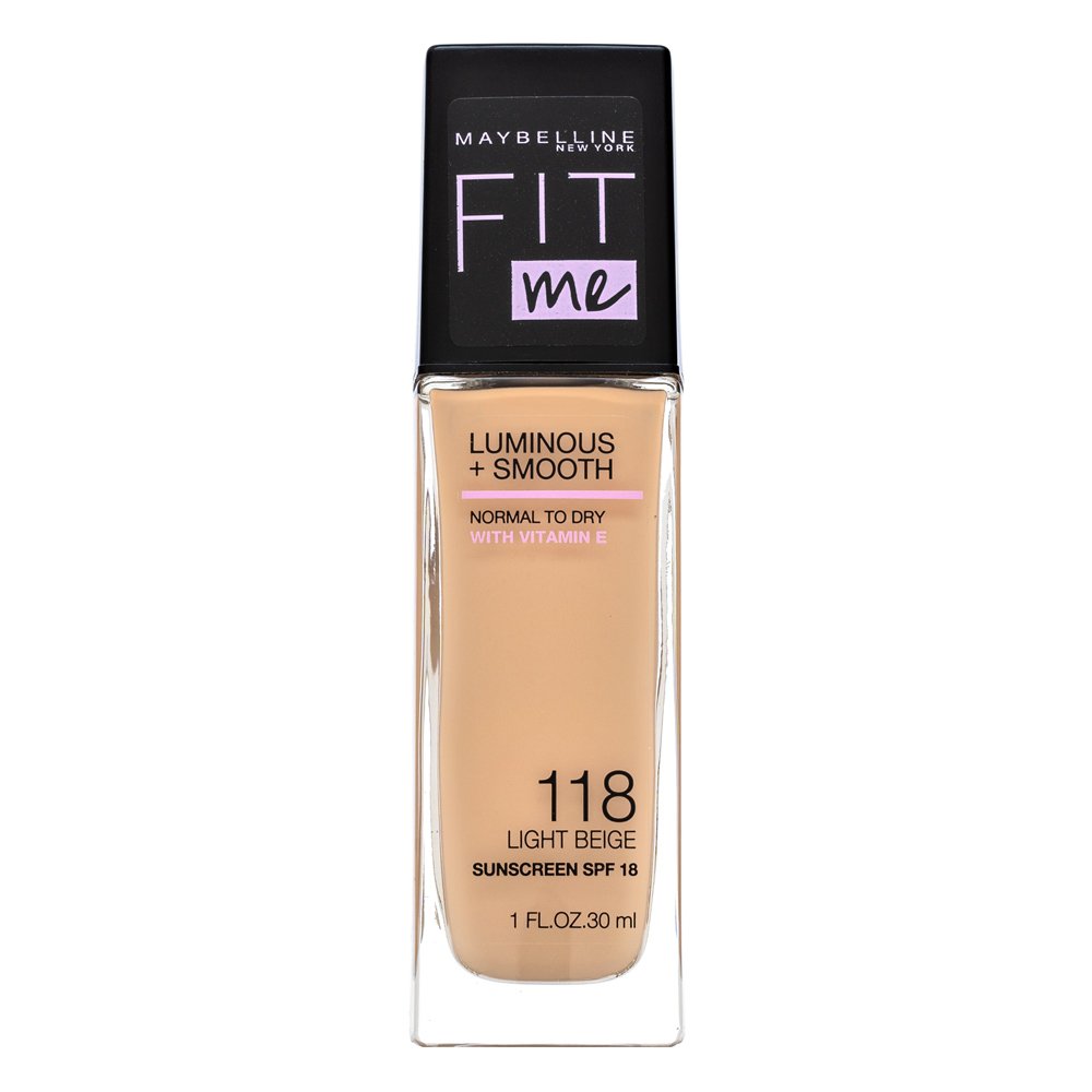 Maybelline Fit Me! Luminous + Smooth Foundation 118 Light Beige 30 ml – Maybelline