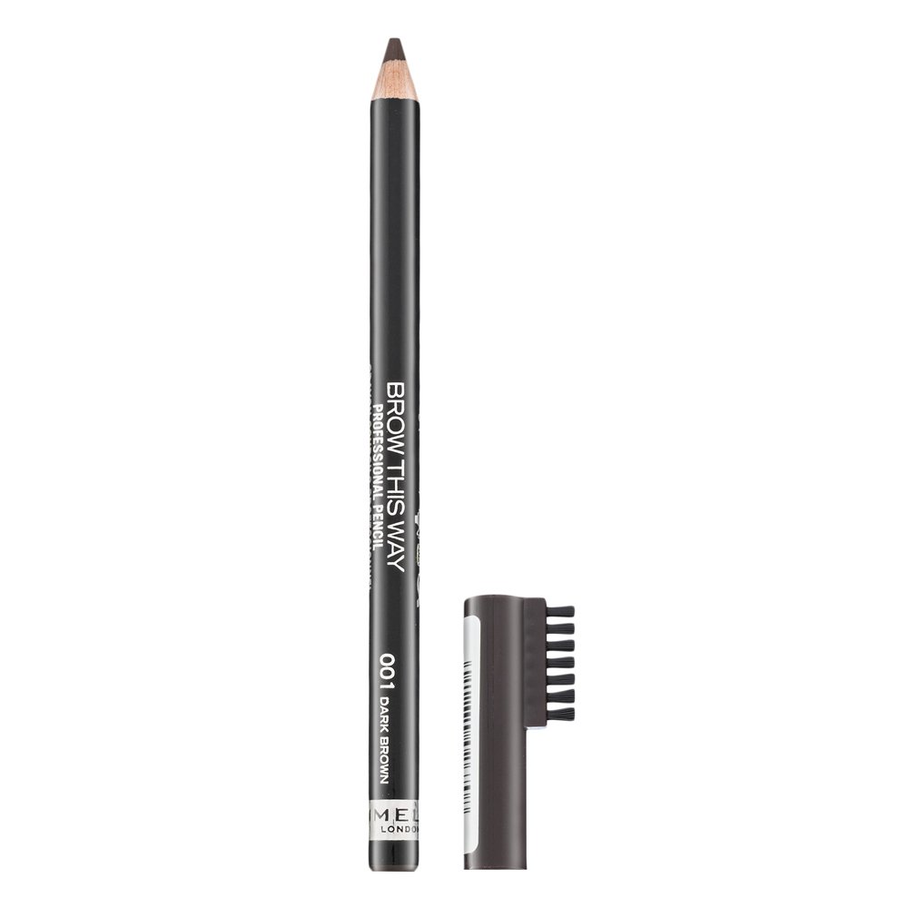 Rimmel London Brow This Way Eyebrow Pencil 001 Dark Brown 1,4 g – Rimmel London
