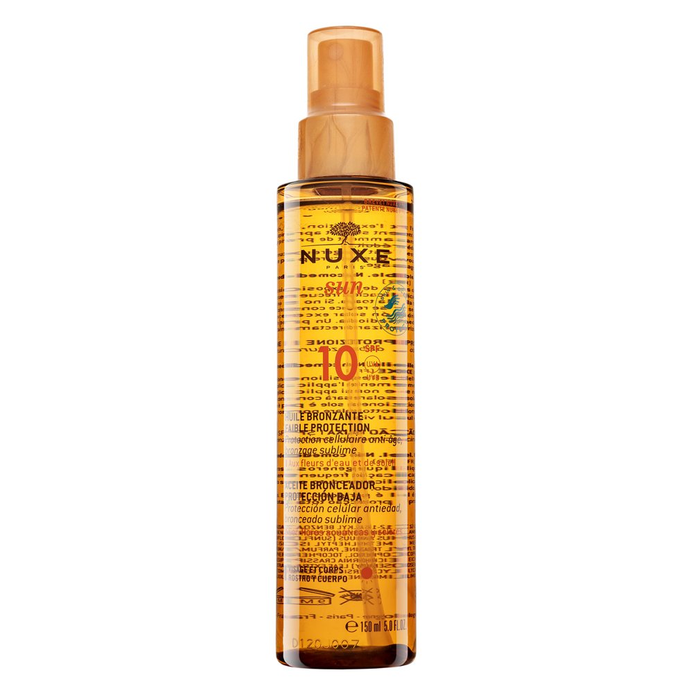 Nuxe Sun Huile Bronzante Visage Et Corps SPF10 spray 150 ml – Nuxe