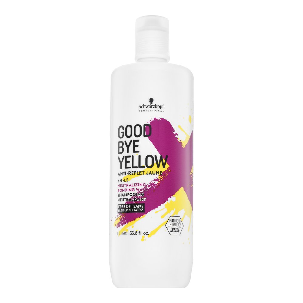 Schwarzkopf Professional Good Bye Yellow Neutralizing Bonding Wash 1000 ml – Schwarzkopf Professional