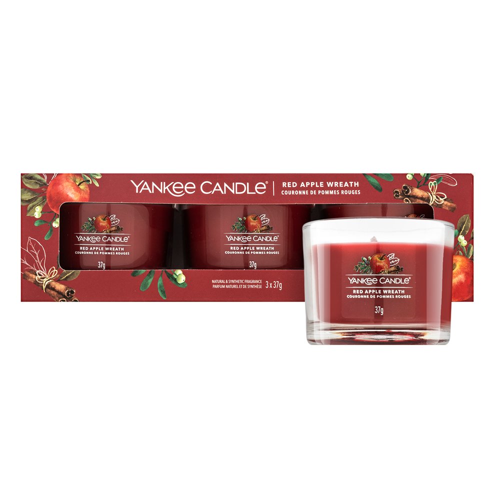 Yankee Candle Red Apple Wreath 3 x 37 g – Yankee Candle