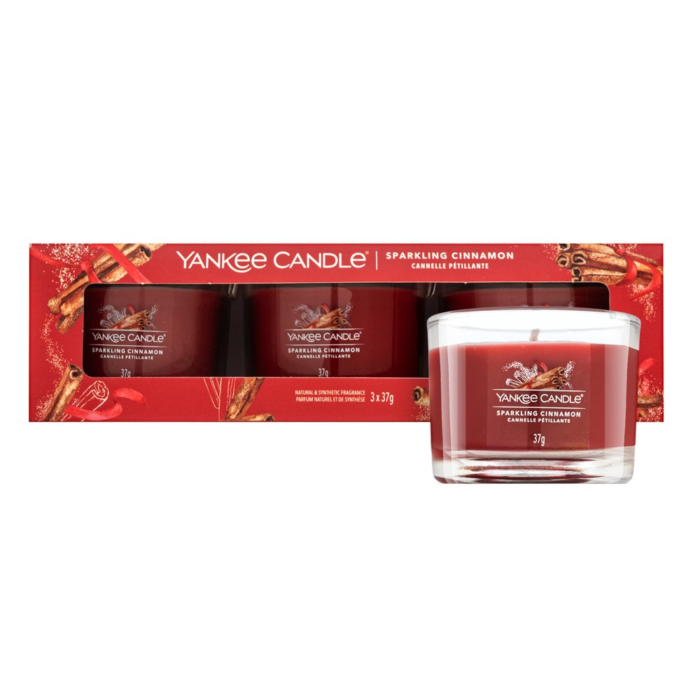 Yankee Candle Sparkling Cinnamon 3 x 37 g – Yankee Candle