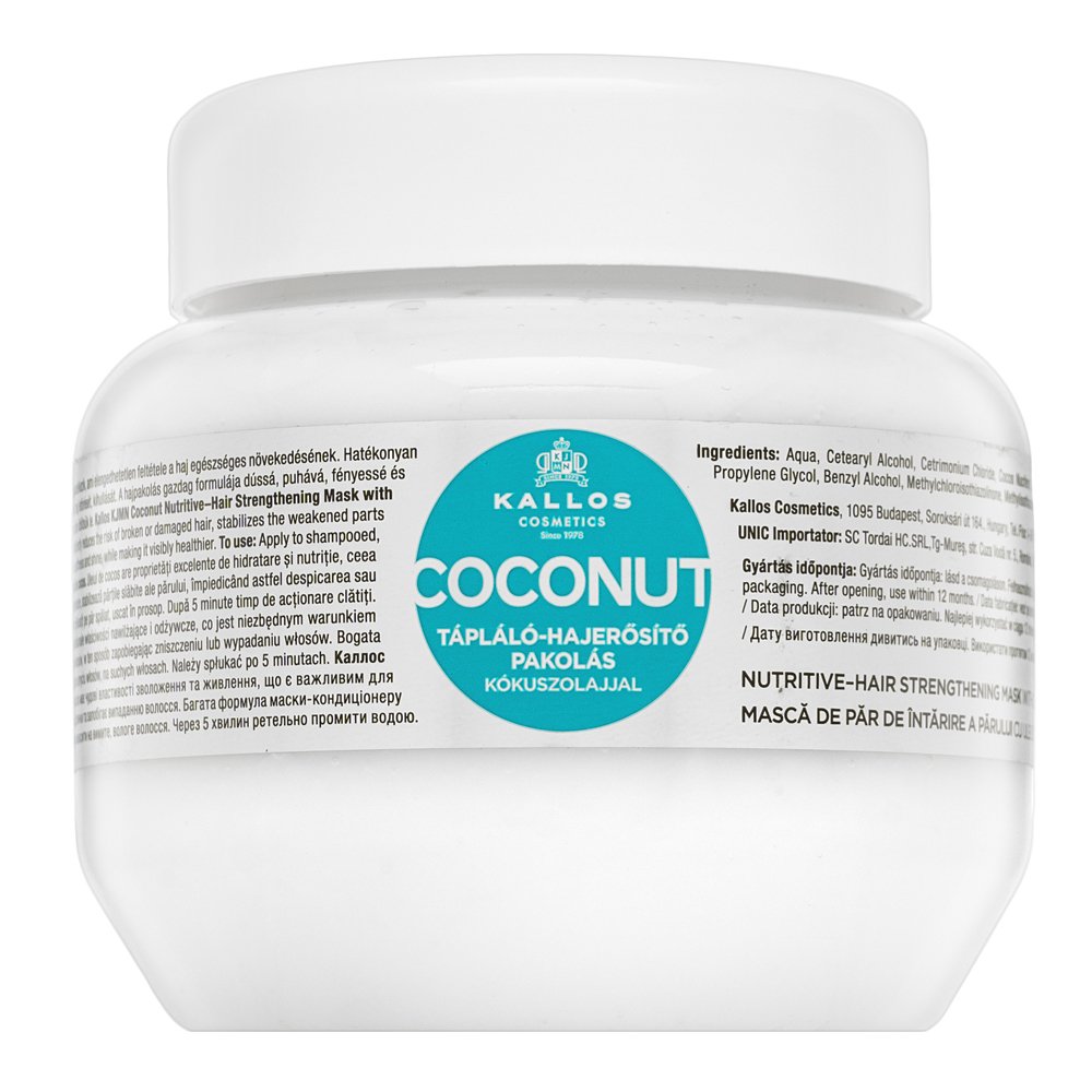 Kallos Coconut Nutritive-Hair Strengthening Mask 275 ml – Kallos