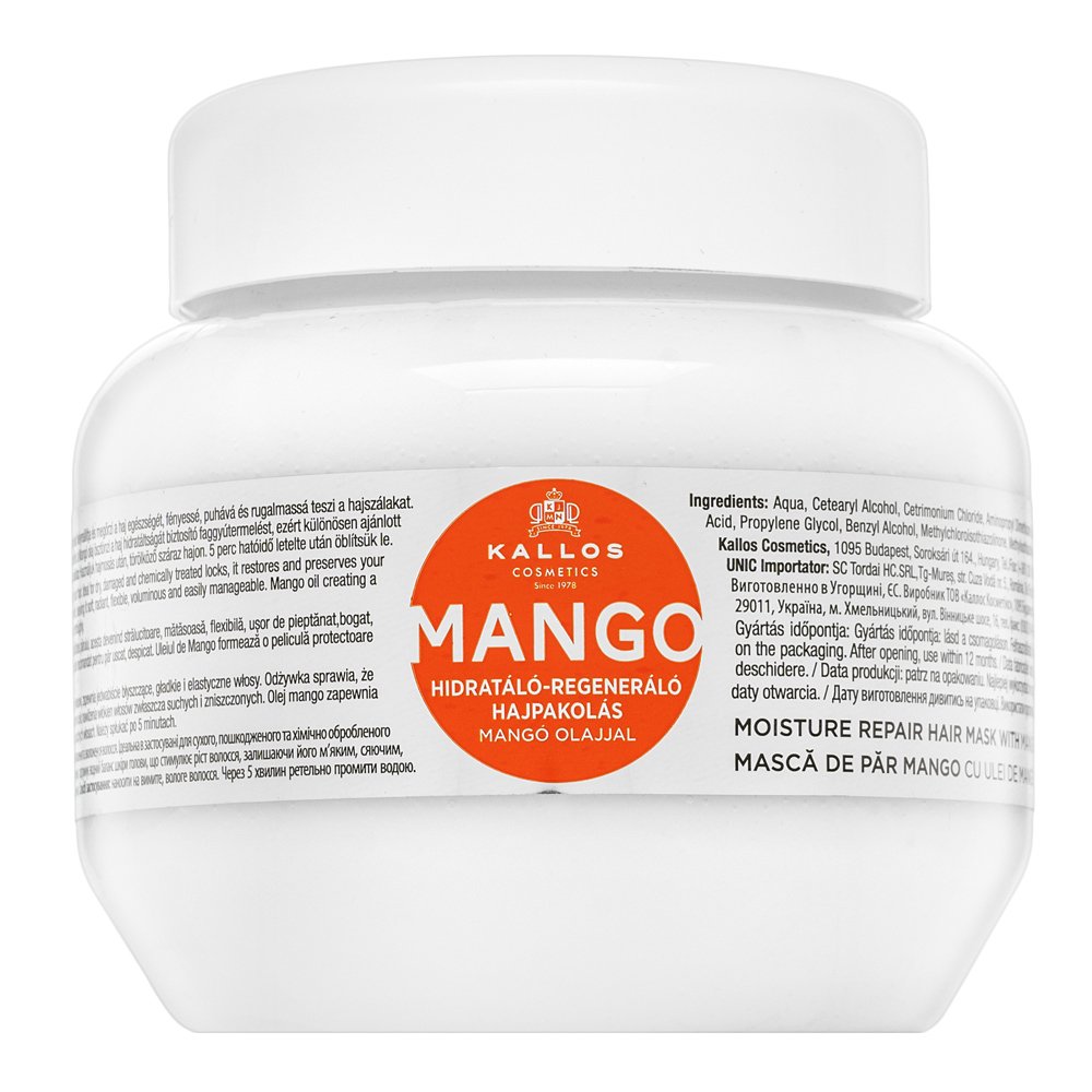 Kallos Mango Moisture Repair Hair Mask 275 ml – Kallos