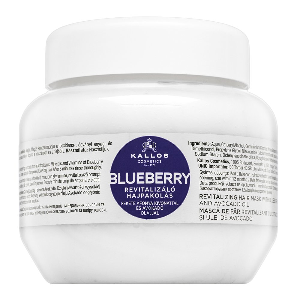 Kallos Blueberry Revitalizing Hair Mask 275 ml – Kallos
