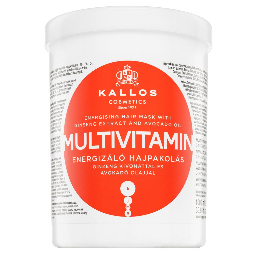 Kallos Multivitamin Energising Hair Mask 1000 ml – Kallos