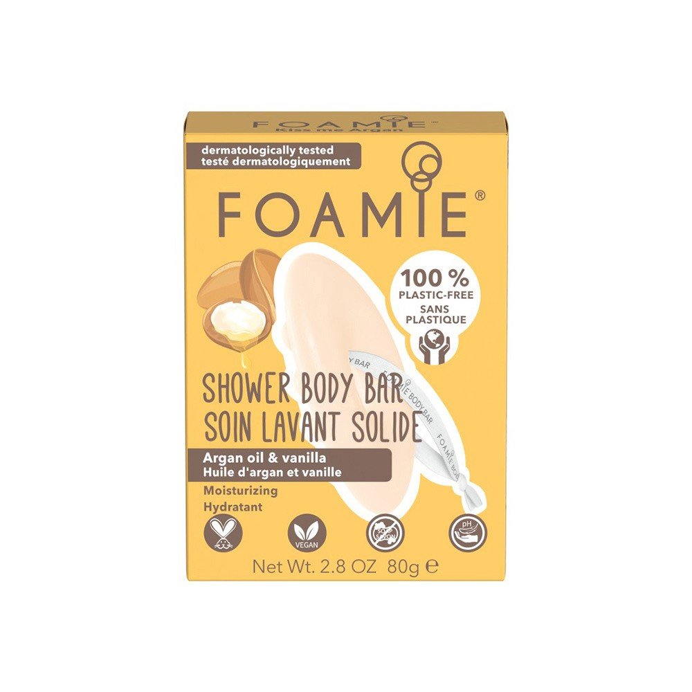 Foamie Shower Body Bar Argan Oil & Vanilla 80 g – Foamie