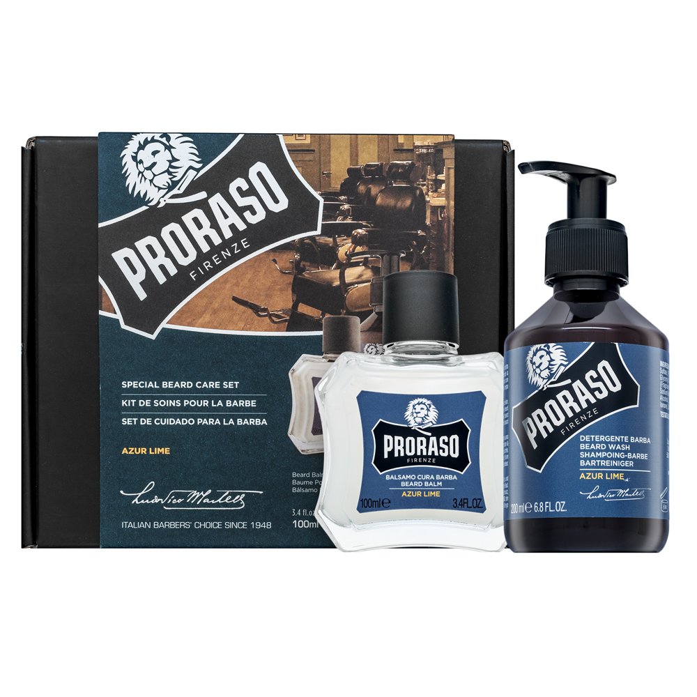 Proraso Azur Lime Special Beard Care Set 100 ml + 200 ml – Proraso
