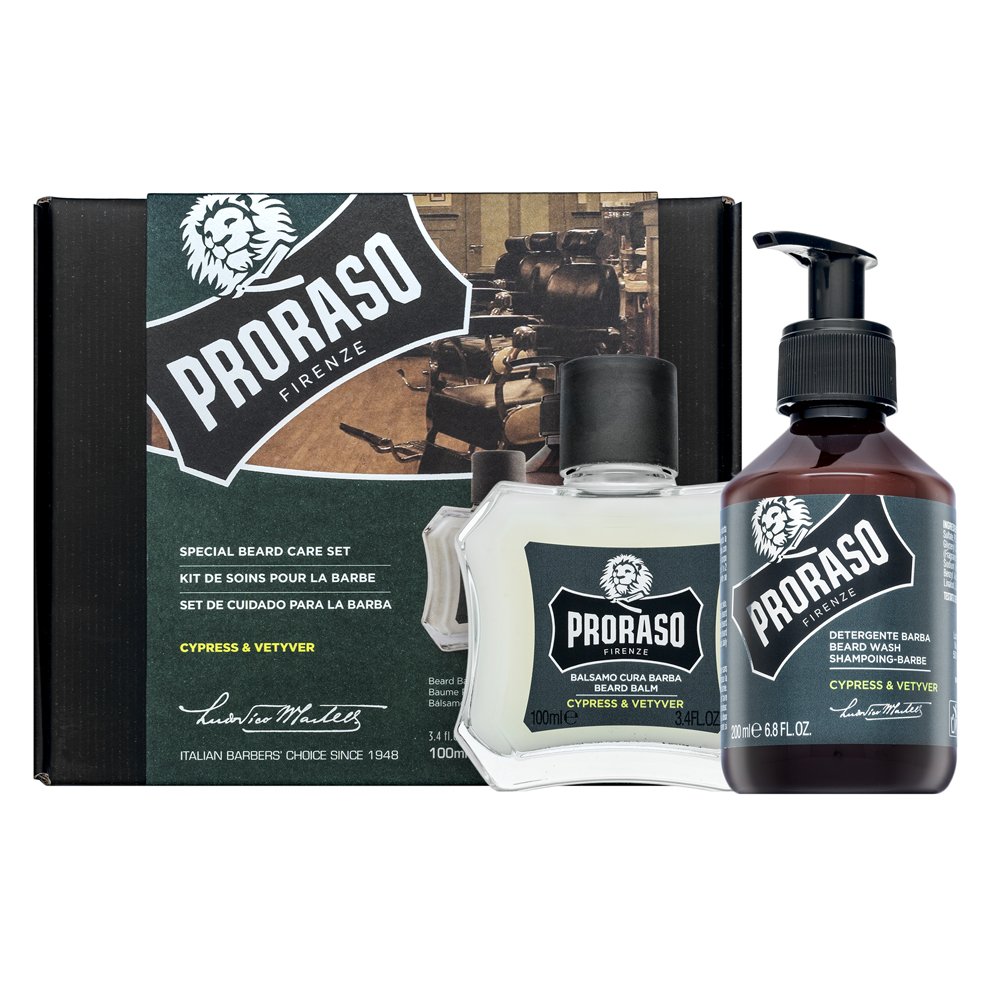 Proraso Cypress And Vetiver Special Beard Care Set 100 ml + 200 ml – Proraso